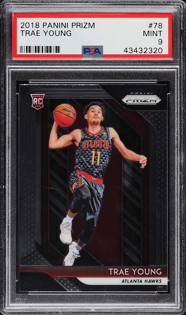 Prizm Trae Young RC Hyper Ref トレイ・ヤング 2018 Panini Prizm Trae Young ROOKIE #78 PSA 9 MINT on Fanatics Collect