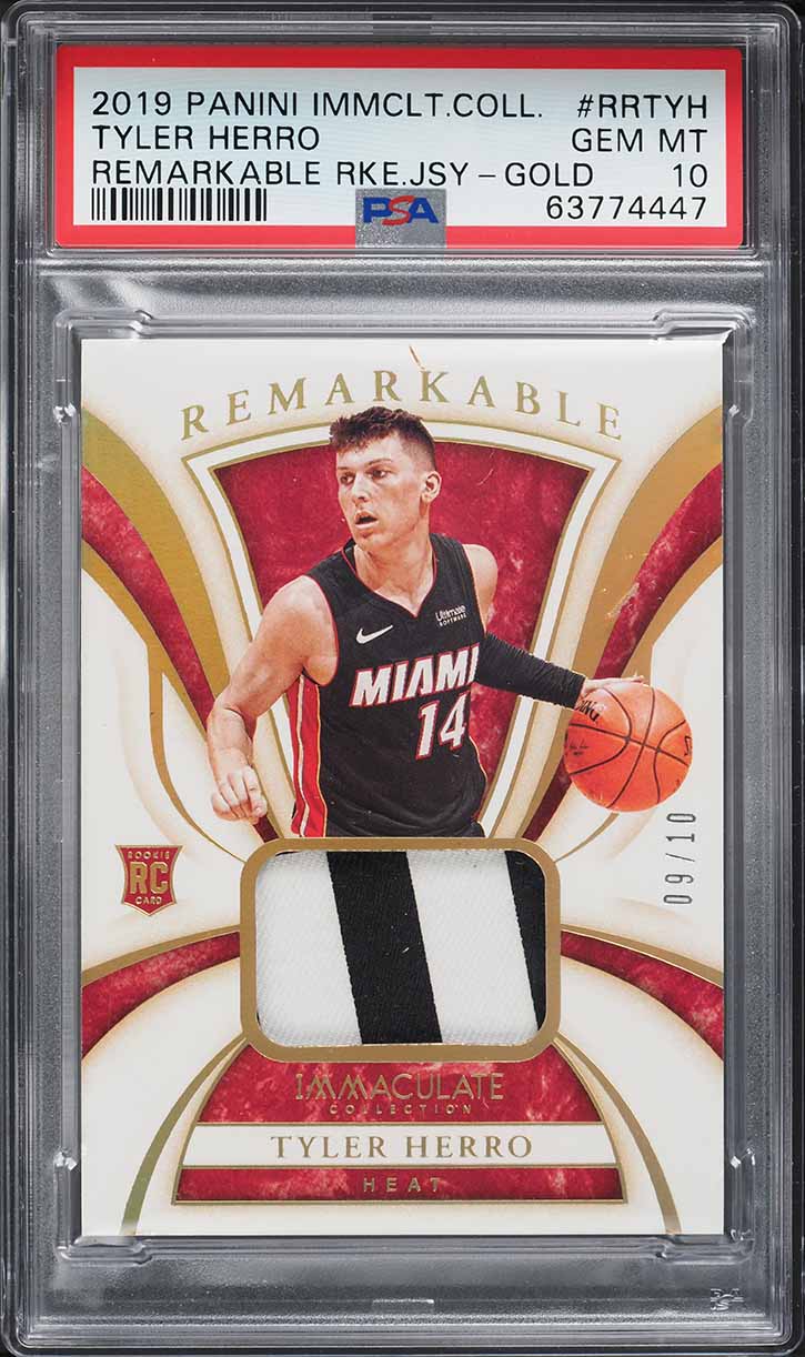 2019 Panini Prizm Fast Break Bronze Tyler Herro ROOKIE /20 #259