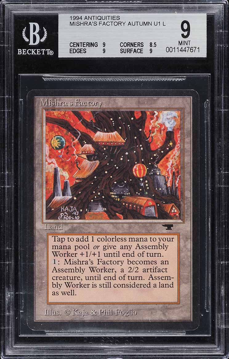 1994 Magic The Gathering MTG Antiquities Candelabra Of Tawnos U1 A