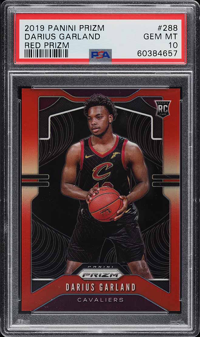 2019 Panini Prizm Red Darius Garland ROOKIE /299 #288 PSA 10 GEM MINT