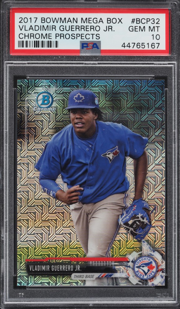 2017 Bowman Chrome Mega Box Vladimir Guerrero Jr. ROOKIE #BCP32 PSA 10 GEM MINT