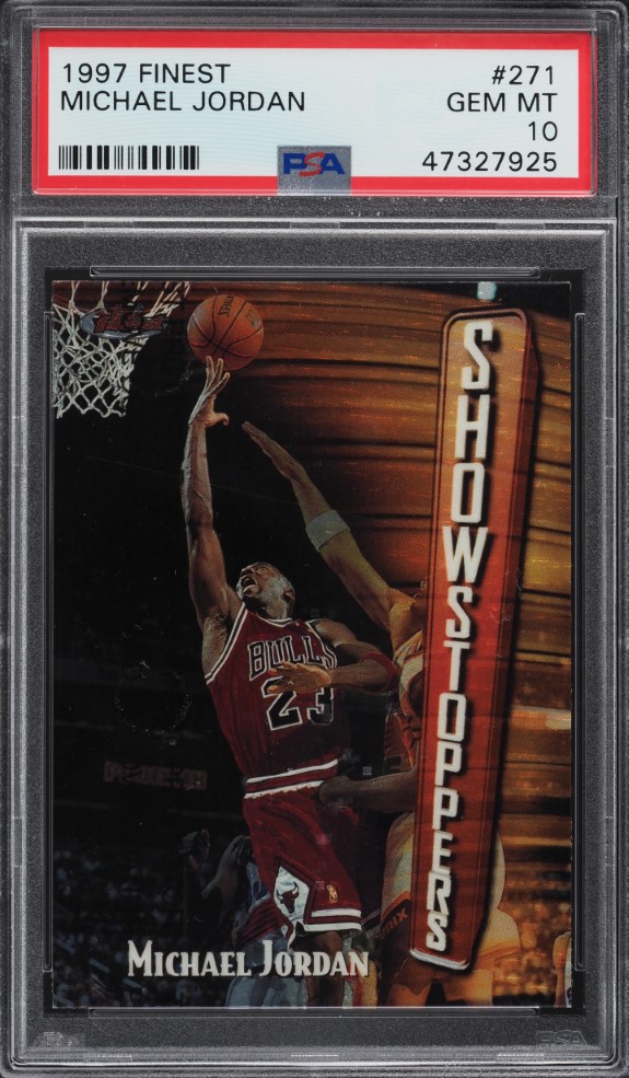 1997 Finest Basketball Michael Jordan #271 PSA 10 GEM MINT