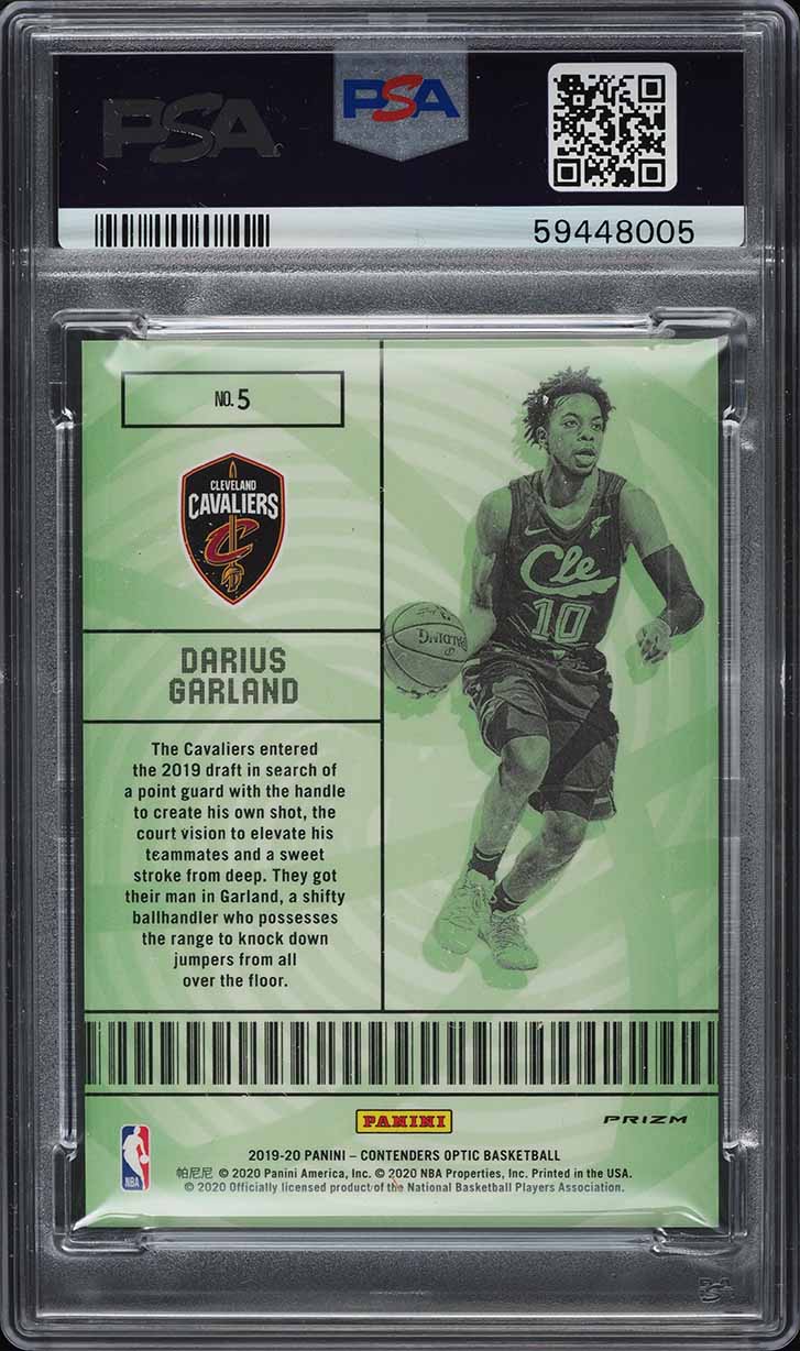 2019 Panini Contenders Optic Lottery Ticket Darius Garland RC #5