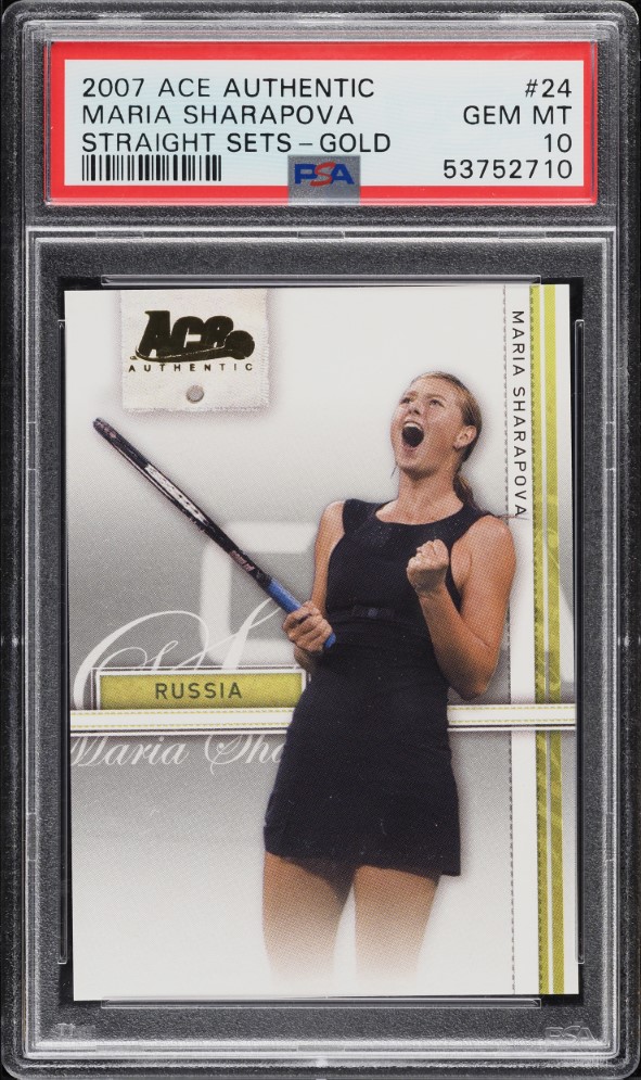 2024 Topps Chrome Tennis Maria Sharapova AUTO #TCAMSA PSA 10 GEM