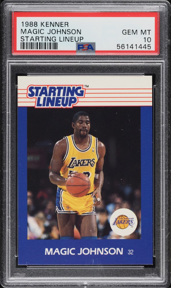 1988 Kenner Starting Line-Up Magic Johnson PSA 10 GEM MINT