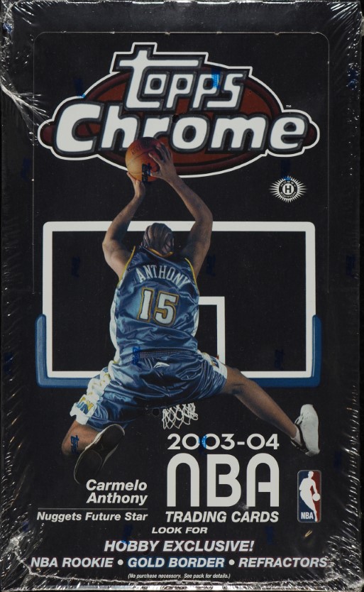2003-04 Topps Chrome Basketball Factory Sealed Hobby Box, LeBron James RC?