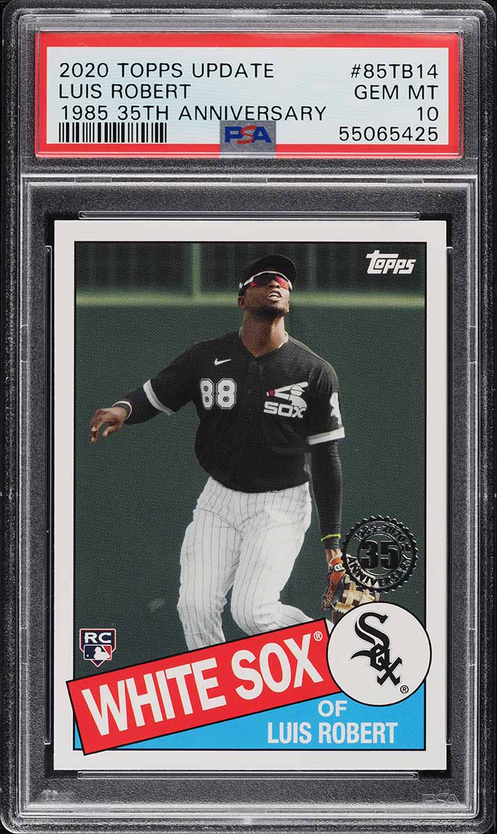 2020 Topps Update '85 Luis Robert ROOKIE #85TB-14 PSA 10 GEM MINT