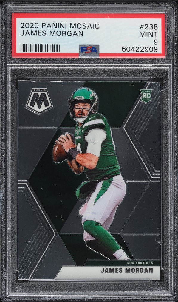 2020 Panini Mosaic James Morgan ROOKIE #238 PSA 9 MINT
