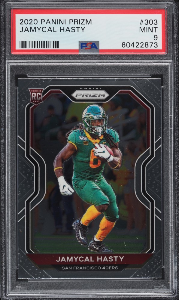 2020 Panini Prizm Jamycal Hasty ROOKIE #303 PSA 9 MINT