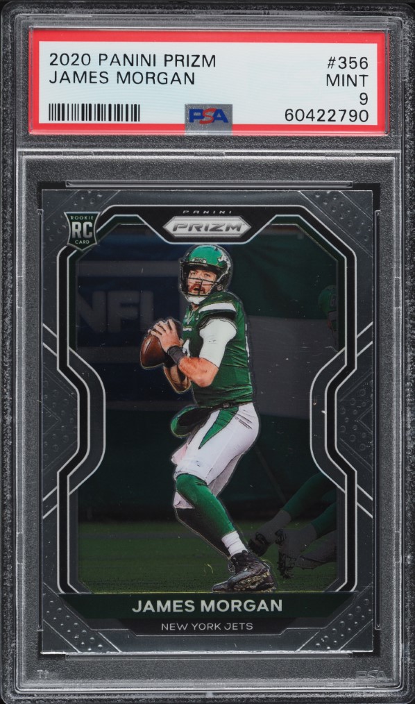 2020 Panini Prizm James Morgan ROOKIE #356 PSA 9 MINT