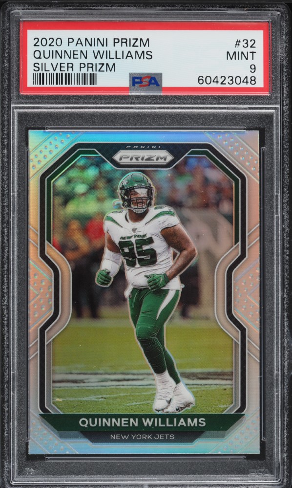 2020 Panini Prizm Silver Prizms Quinnen Williams #32 PSA 9 MINT