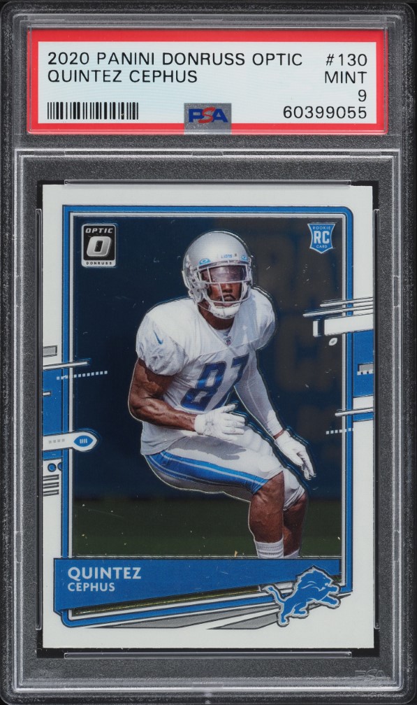 2020 Donruss Optic Quintez Cephus ROOKIE #130 PSA 9 MINT