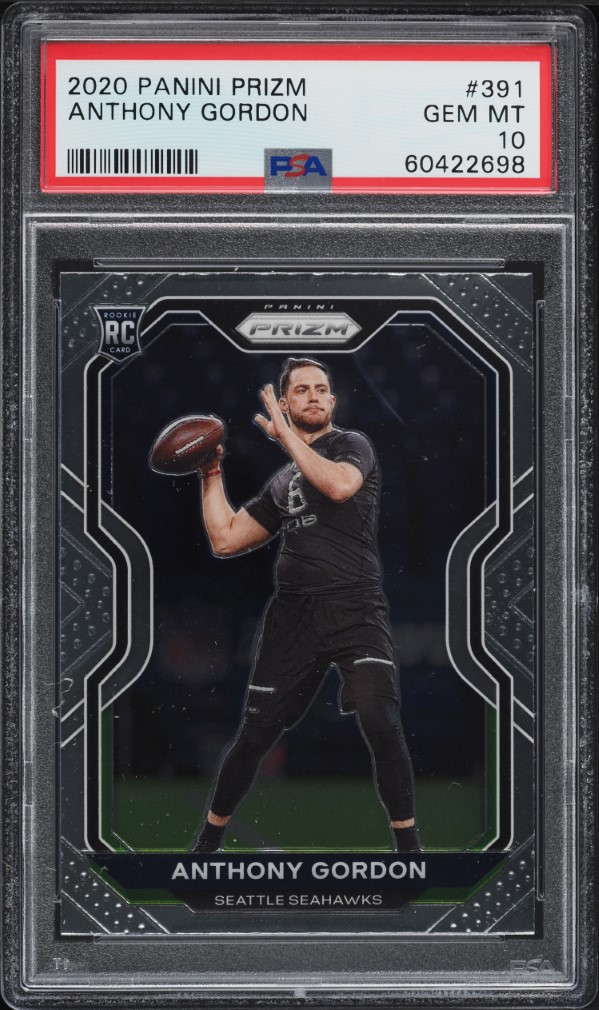 2020 Panini Prizm Anthony Gordon ROOKIE #391 PSA 10 GEM MINT