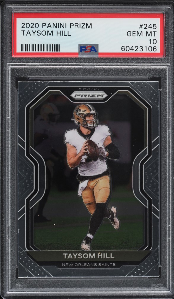 2020 Panini Prizm Taysom Hill #245 PSA 10 GEM MINT