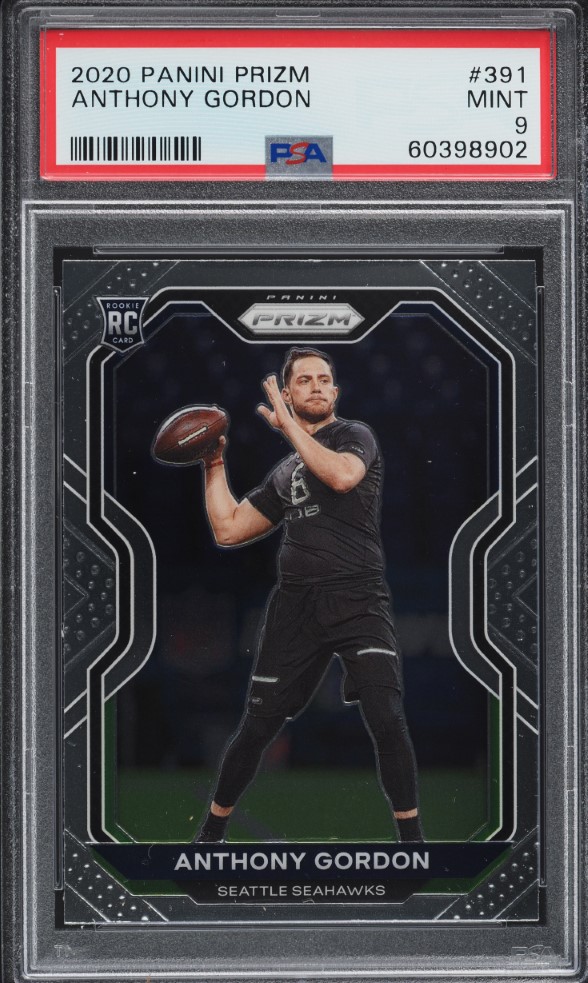 2020 Panini Prizm Anthony Gordon ROOKIE #391 PSA 9 MINT