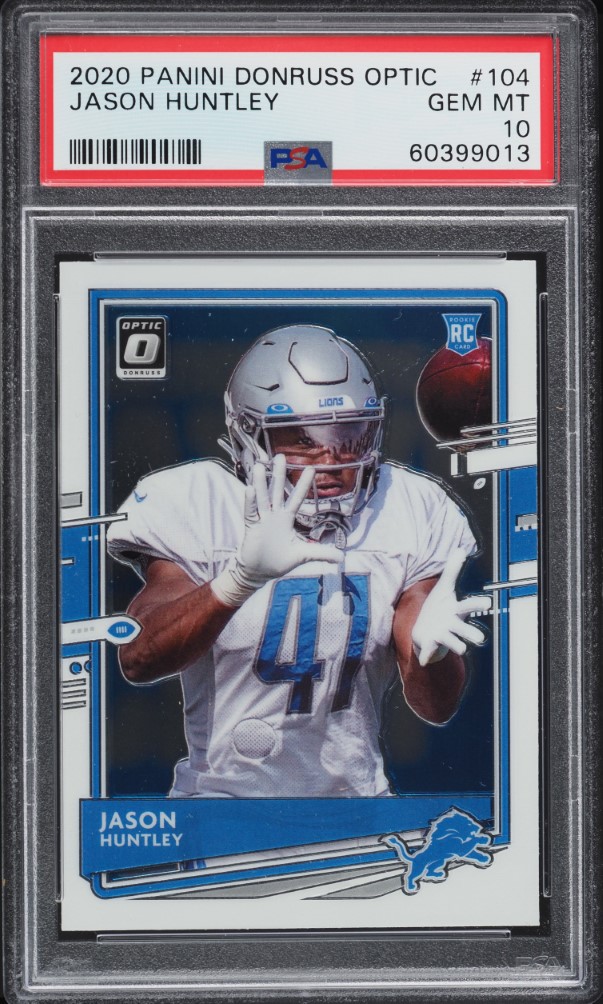 2020 Donruss Optic Jason Huntley ROOKIE #104 PSA 10 GEM MINT