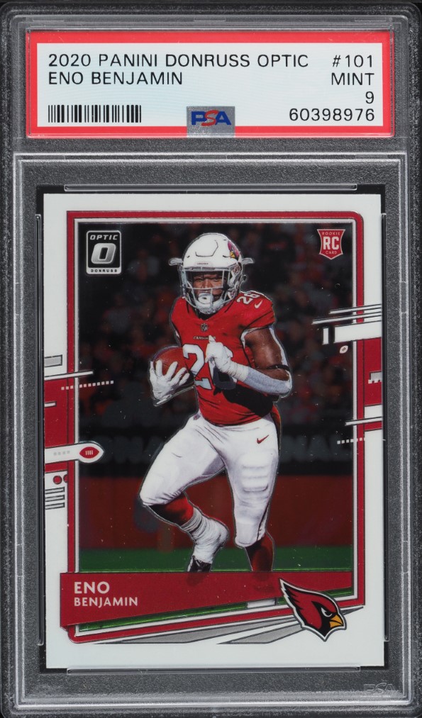 2020 Donruss Optic Eno Benjamin ROOKIE #101 PSA 9 MINT
