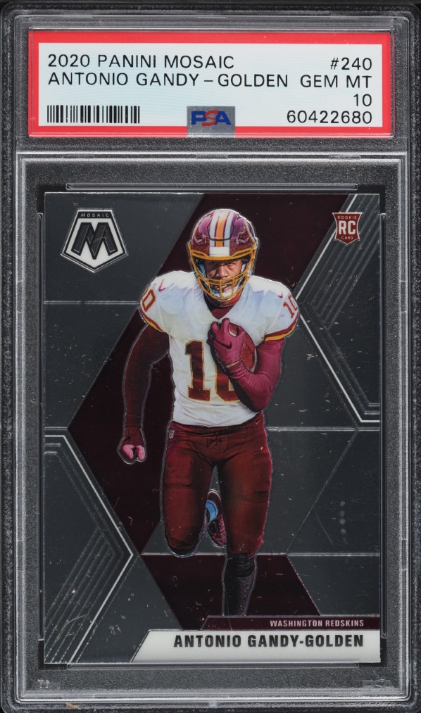 2020 Panini Mosaic Antonio Gandy-Golden ROOKIE #240 PSA 10 GEM MINT