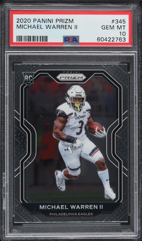 2020 Panini Prizm Michael Warren II ROOKIE #345 PSA 10 GEM MINT