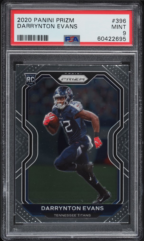 2020 Panini Prizm Darrynton Evans ROOKIE #396 PSA 9 MINT