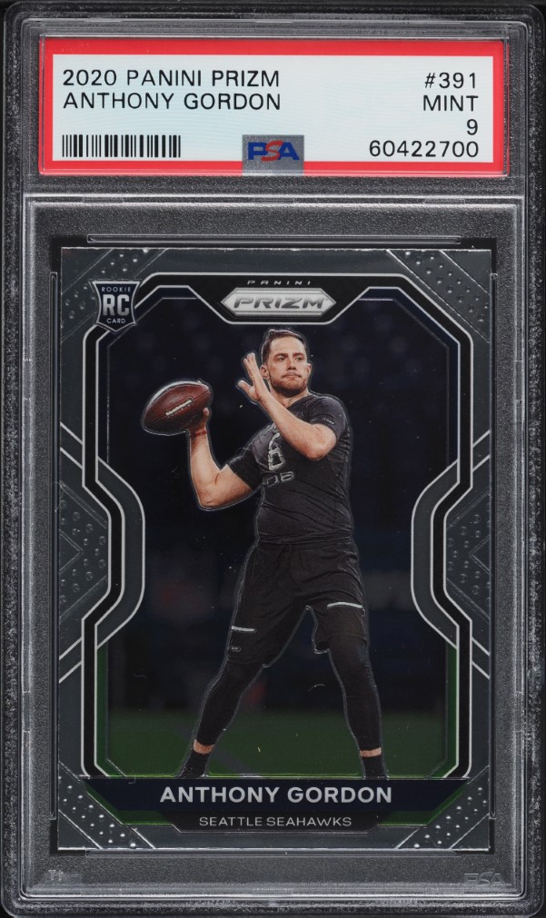 2020 Panini Prizm Anthony Gordon ROOKIE #391 PSA 9 MINT