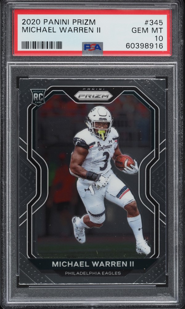2020 Panini Prizm Michael Warren II ROOKIE #345 PSA 10 GEM MINT