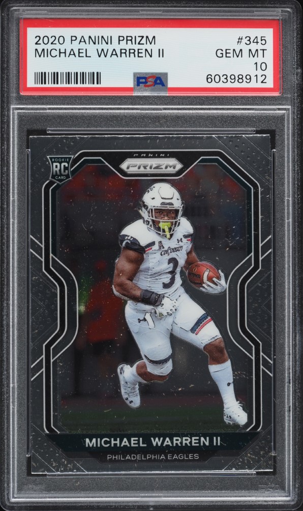 2020 Panini Prizm Michael Warren II ROOKIE #345 PSA 10 GEM MINT