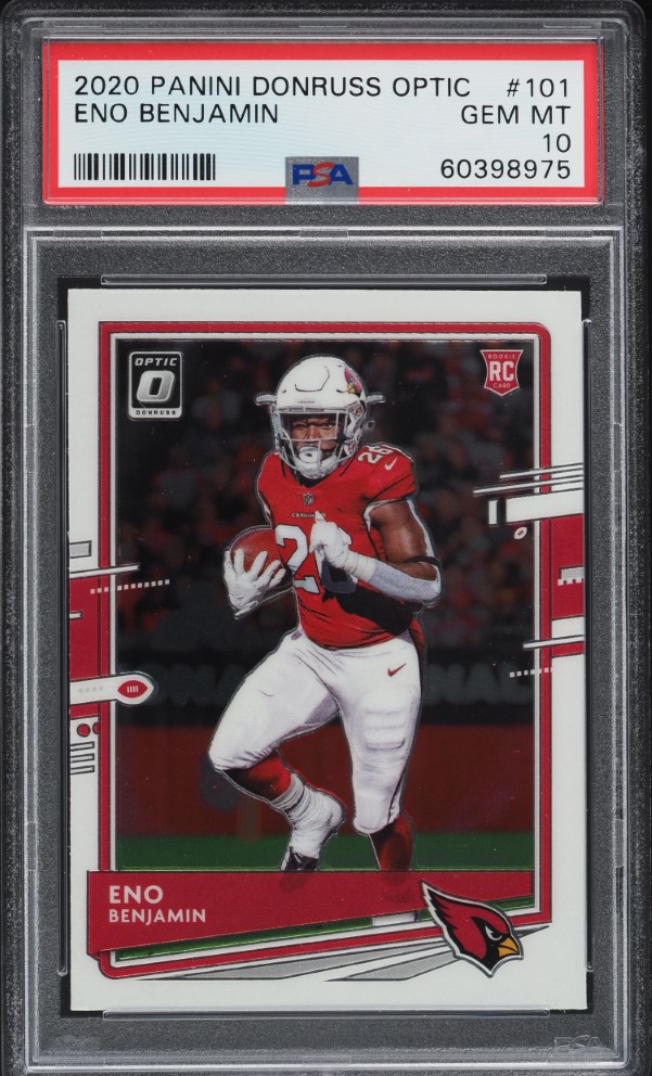 2020 Donruss Optic Eno Benjamin ROOKIE #101 PSA 10 GEM MINT