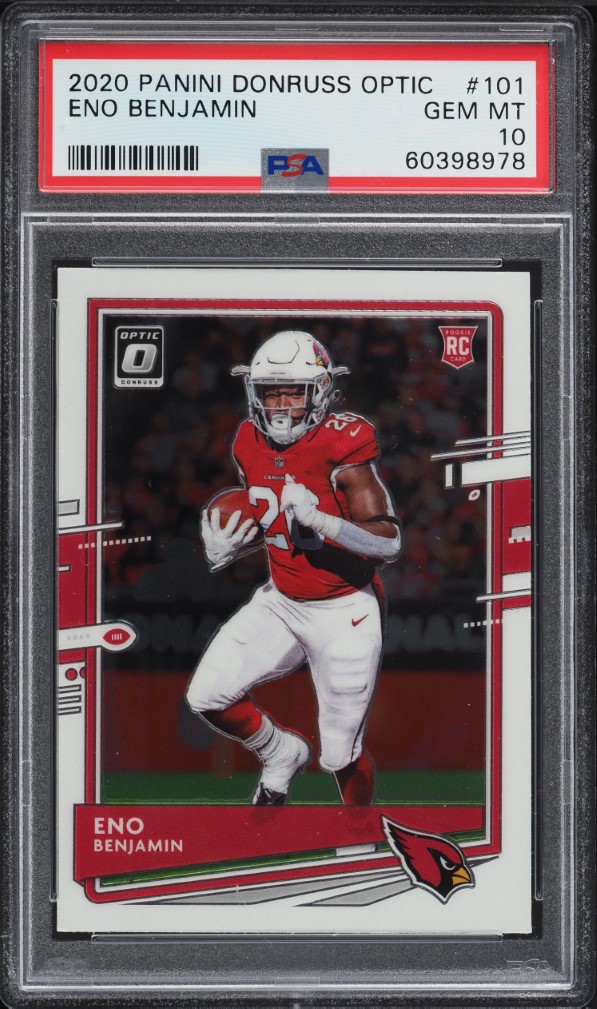 2020 Donruss Optic Eno Benjamin ROOKIE #101 PSA 10 GEM MINT