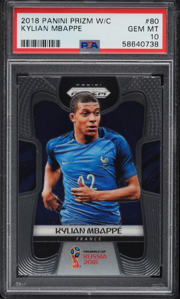 2018 Prizm World Cup Kylian Mbappe Base #80 PSA 10 | Card Ladder