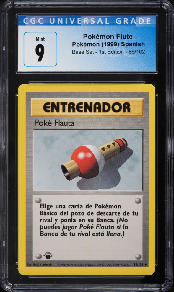 1st edition spanish pokemon cards PSA 9 MINT
