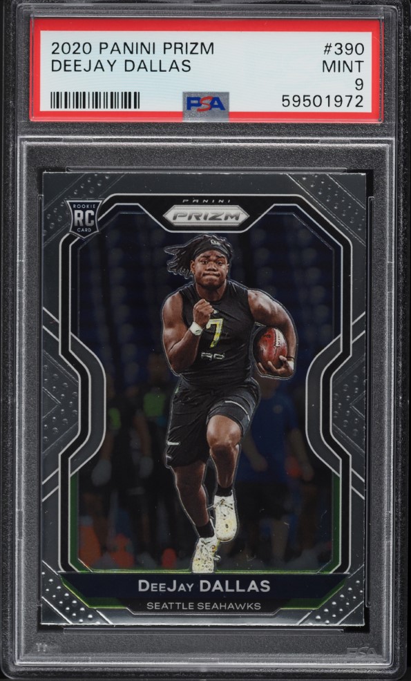 2020 Panini Prizm DeeJay Dallas ROOKIE #390 PSA 9 MINT