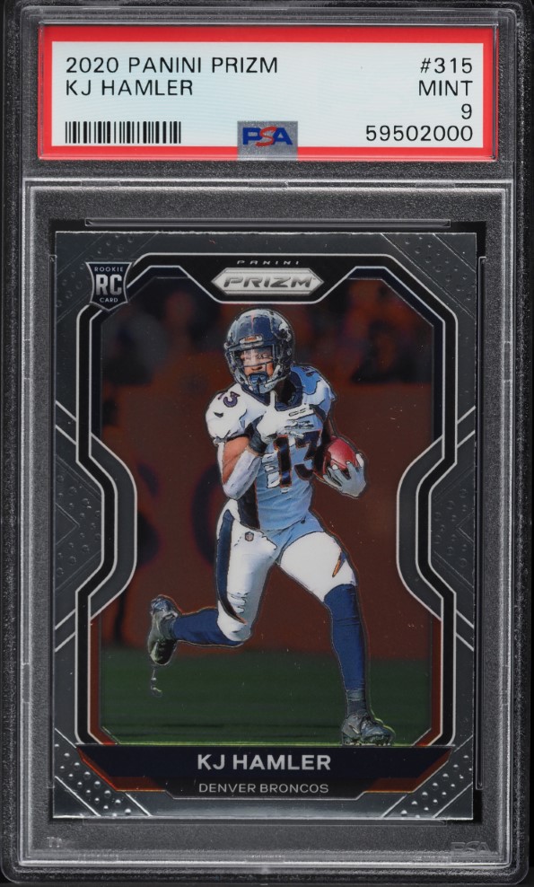 2020 Panini Prizm KJ Hamler ROOKIE #315 PSA 9 MINT