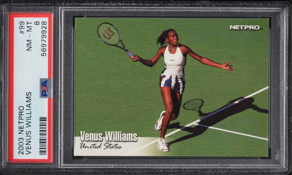 2003 Netpro Tennis Venus Williams ROOKIE #99 PSA 8 NM-MT