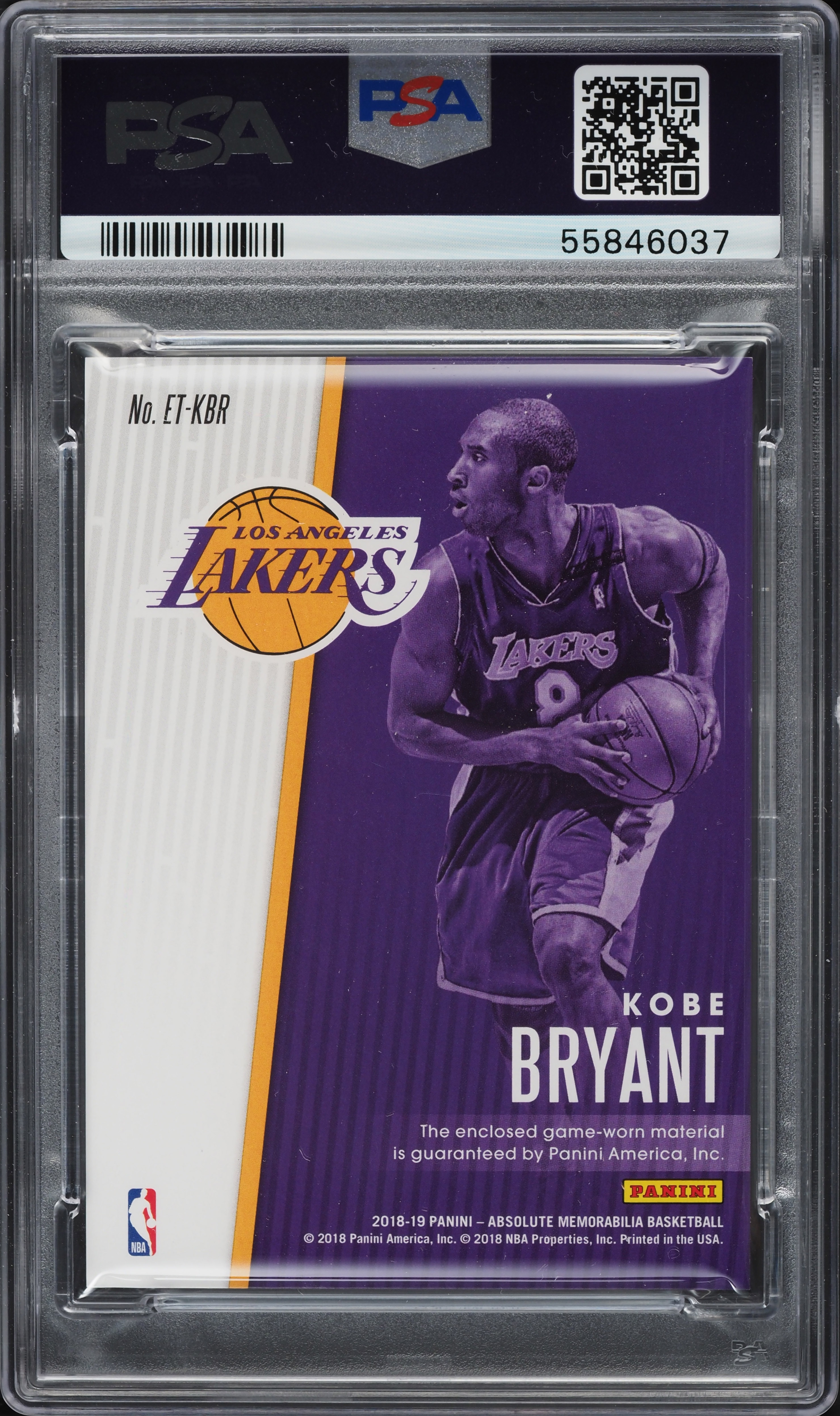 2018 Absolute Memorabilia Established Level 2 Kobe Bryant PATCH