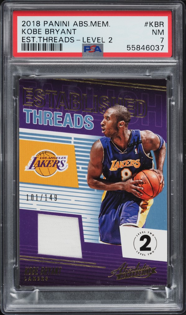 2018 Hoops Kobe Bryant #296 PSA 10 GEM MINT on Fanatics Collect