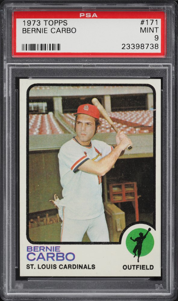 1973 Topps Bernie Carbo #171 PSA 9 MINT