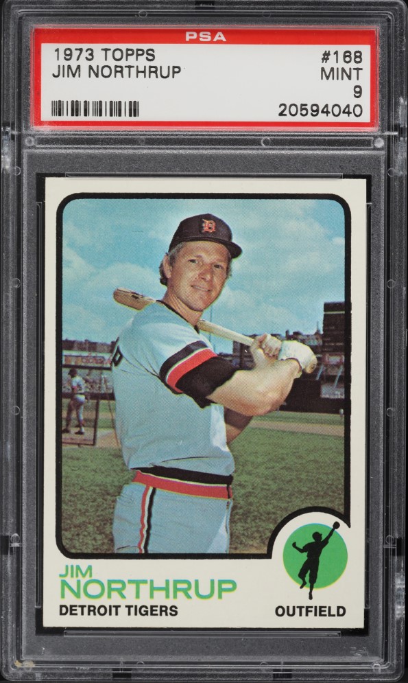 1973 Topps Jim Northrup #168 PSA 9 MINT
