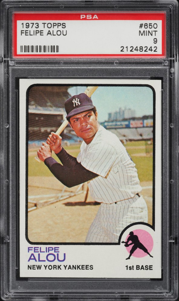 1973 Topps Felipe Alou #650 PSA 9 MINT
