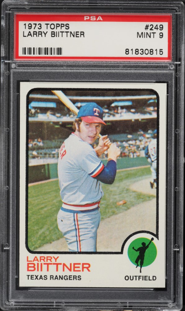 1973 Topps Larry Biittner #249 PSA 9 MINT