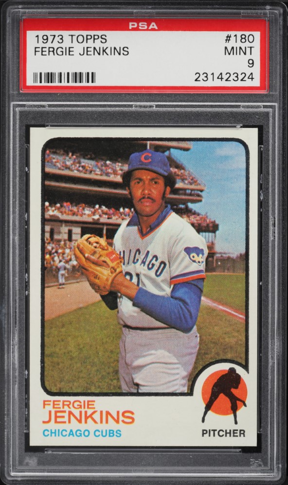 1973 Topps Fergie Jenkins #180 PSA 9 MINT
