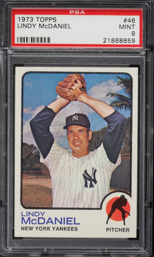 1973 Topps Lindy McDaniel #46 PSA 9 MINT