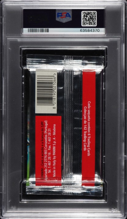 2003 Panini Mega Craques Soccer Foil Pack, Cristiano Ronaldo RC? PSA 10 GEM MINT