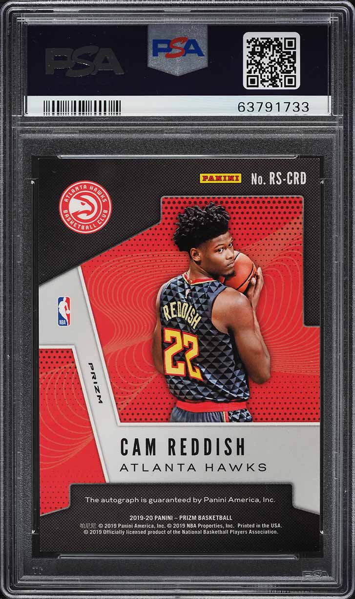 その他 2019 Cam Reddish Select White Prizm NBA 2019 Panini Prizm Signatures Choice Cam Reddish ROOKIE AUTO DNA 9