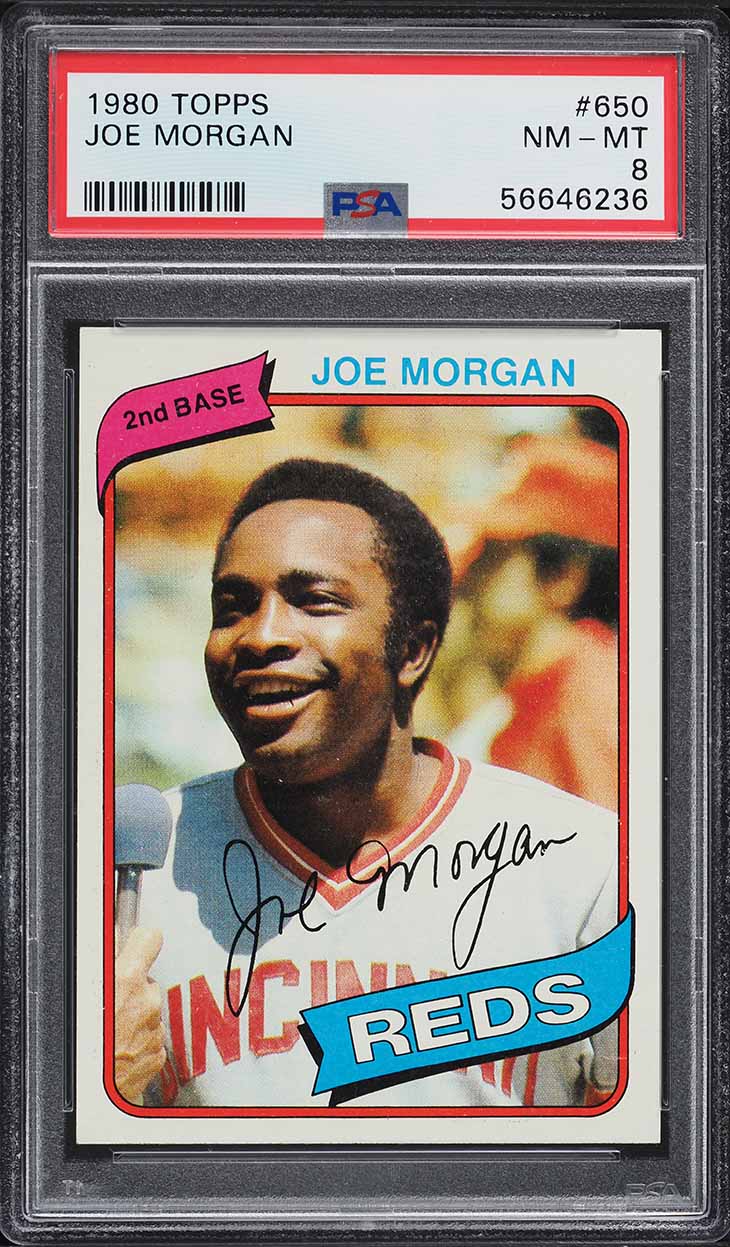 1980 Topps Joe Morgan #650 PSA 8 NM-MT