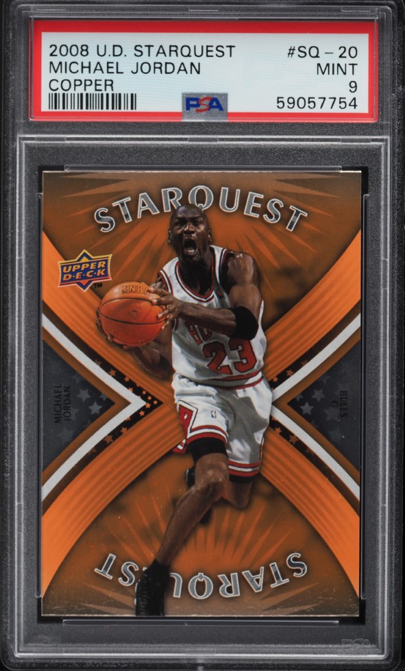 2008 Upper Deck Starquest Copper Michael Jordan #SQ-20 PSA 9 MINT