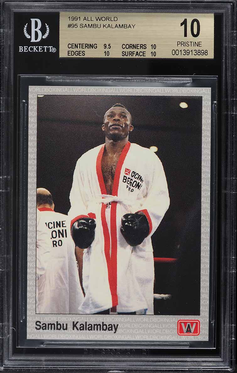 1991 All World Sambu Kalambay #95 BGS 10 PRISTINE