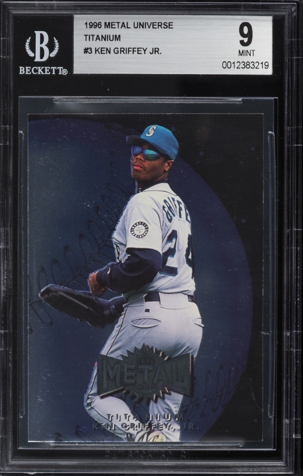 1996 Metal Universe Titanium Ken Griffey Jr. #3 BGS 9 MINT