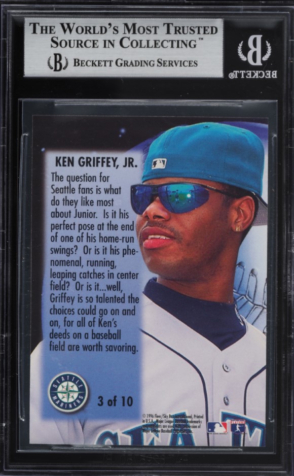 1996 Metal Universe Titanium Ken Griffey Jr. #3 BGS 9 MINT
