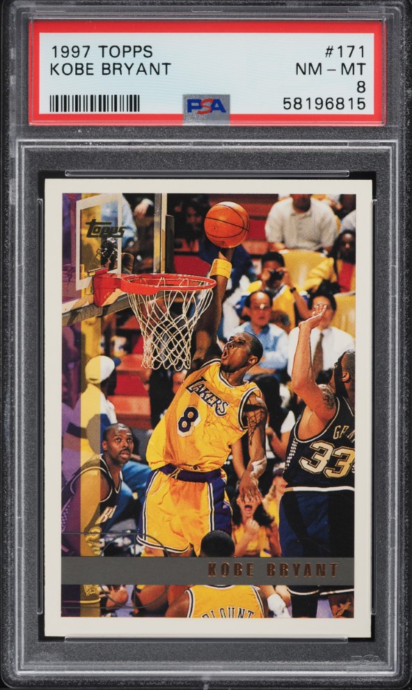 1997 Topps Basketball Kobe Bryant #171 PSA 8 NM-MT on Fanatics Collect